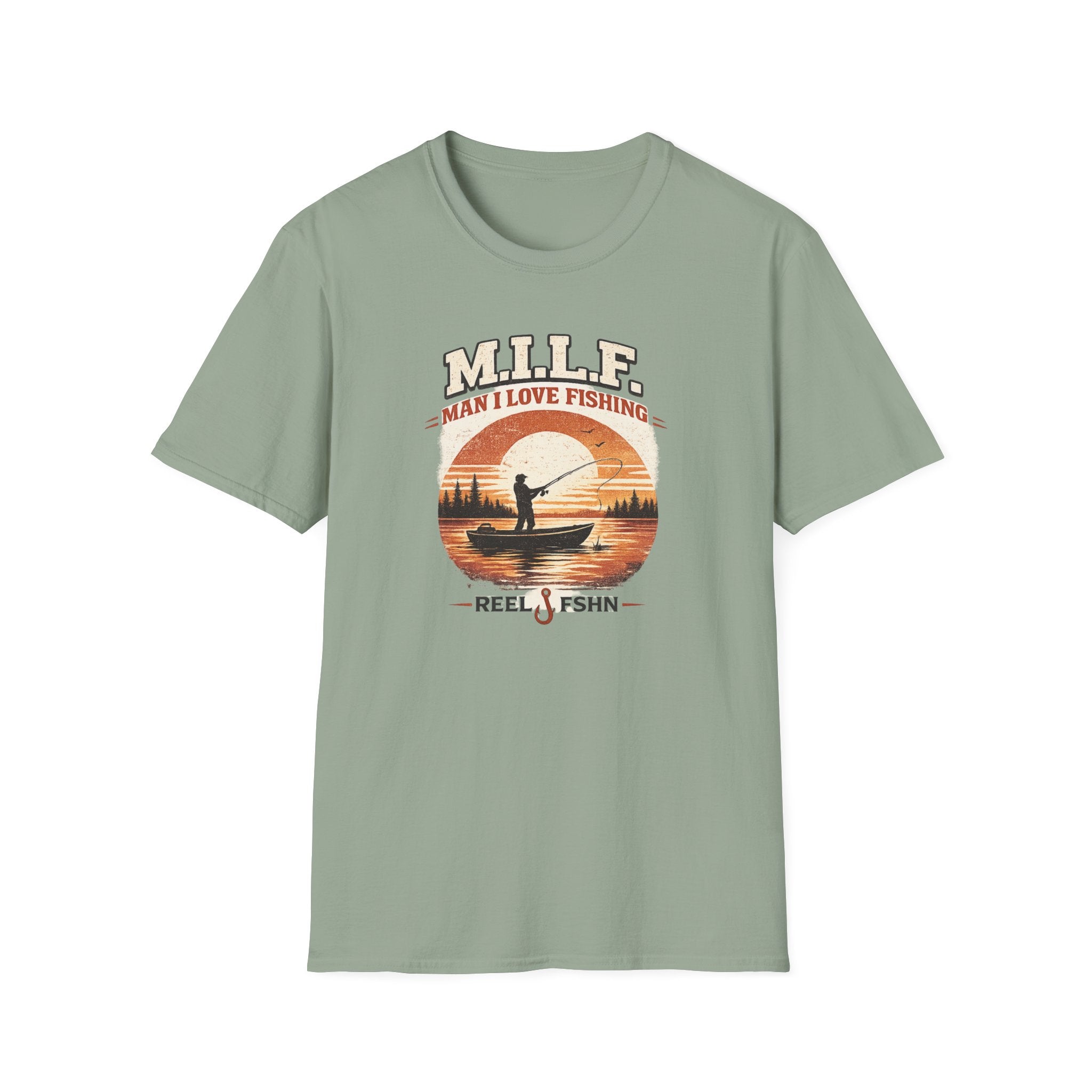 M. I. L. F. Man I Love Fishing T-Shirt