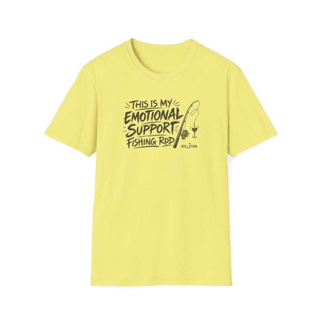 This Is My Emotional Support Fishing Rod T-Shirt