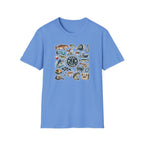 Tackle Box Sticker Sheet T-Shirt