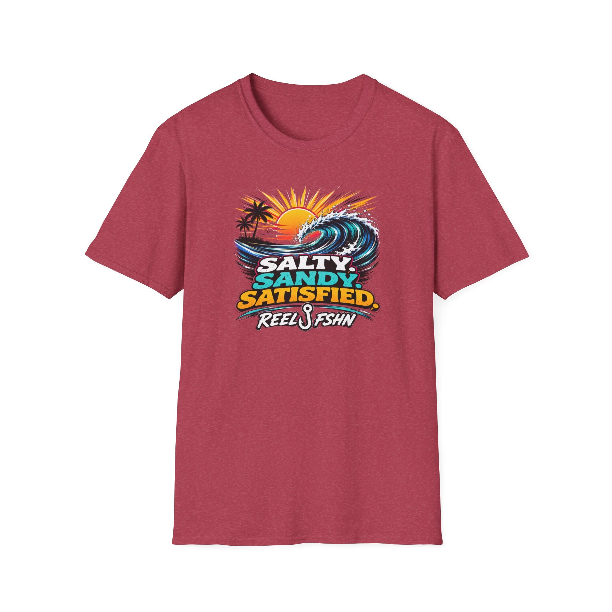 Salty. Sandy. Satisfied. T-Shirt