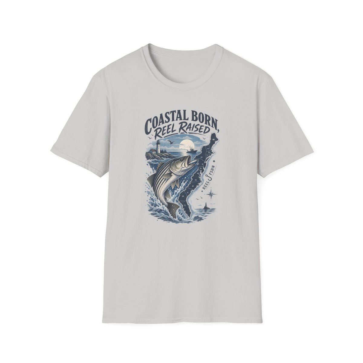 Coastal Born REEL Raised T-Shirt