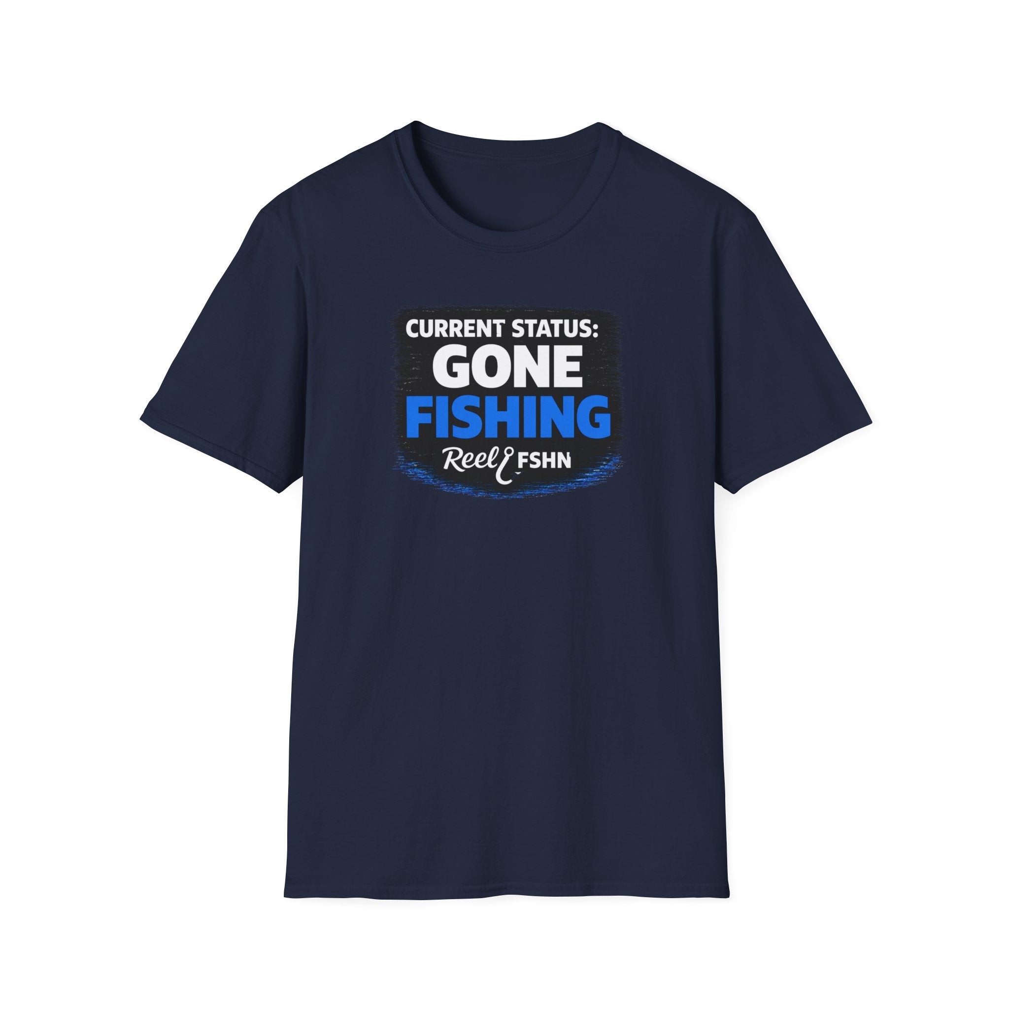 Current Status Gone Fishing T-Shirt