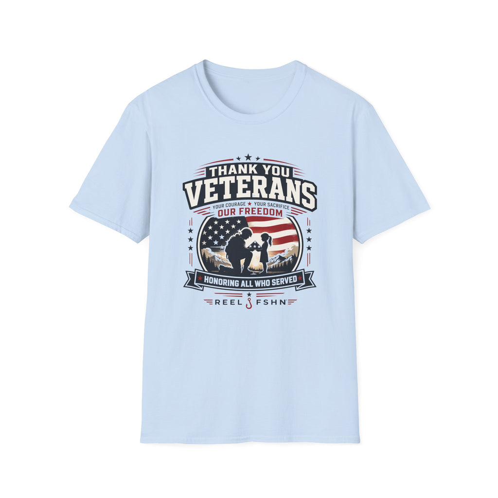 Thank You Veterans Honoring All Who Served T-Shirt