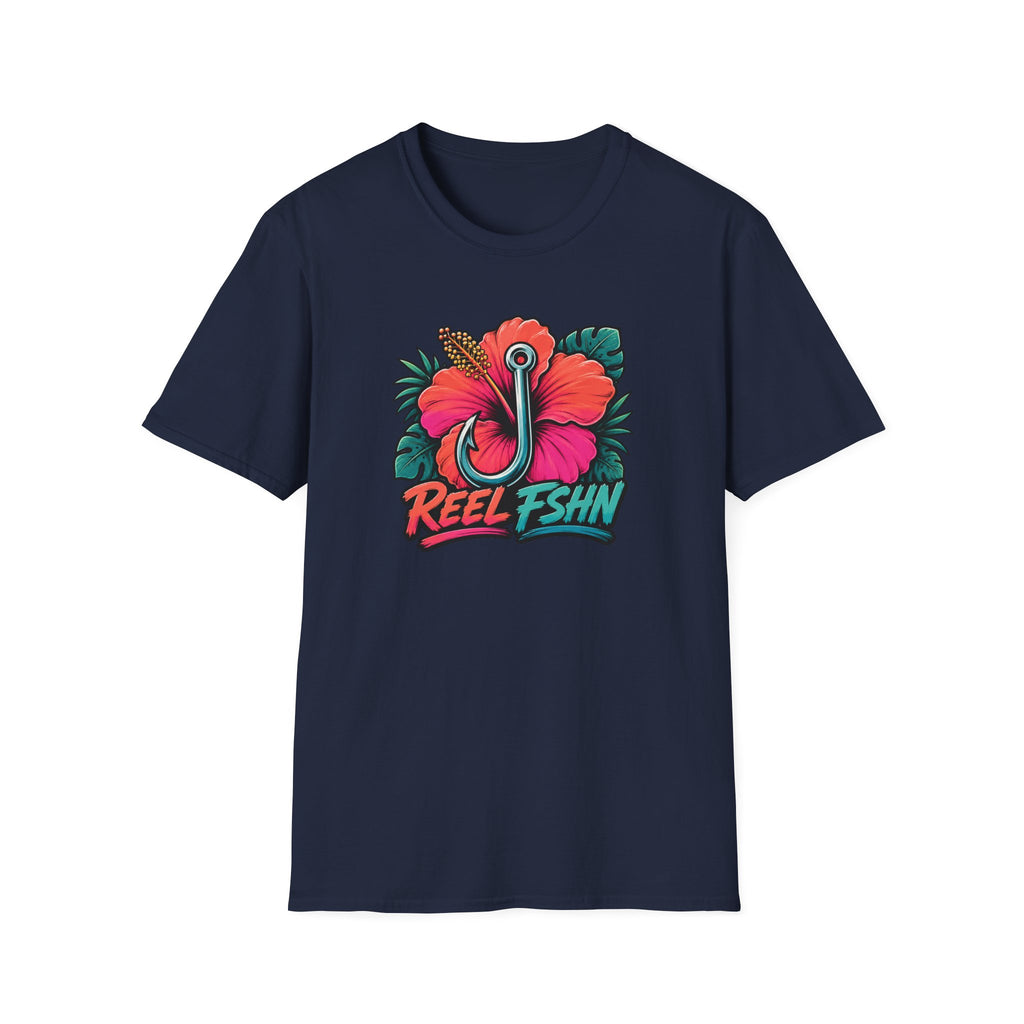 Hibiscus Hook Badge T-Shirt