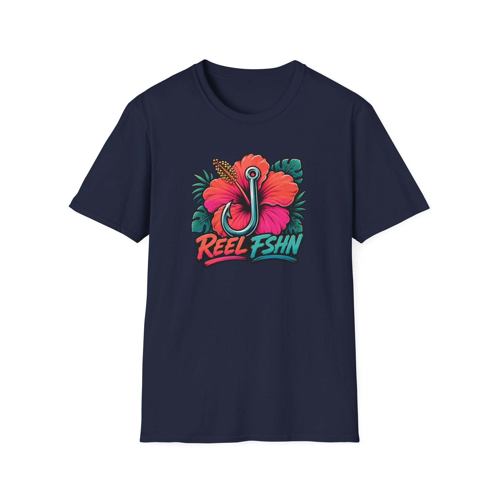 Hibiscus Hook Badge T-Shirt