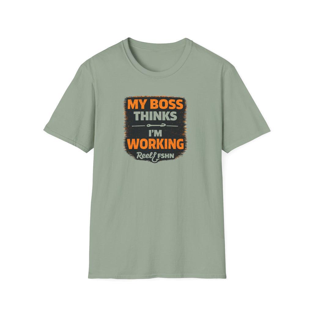 My Boss Thinks I'm Working T-Shirt