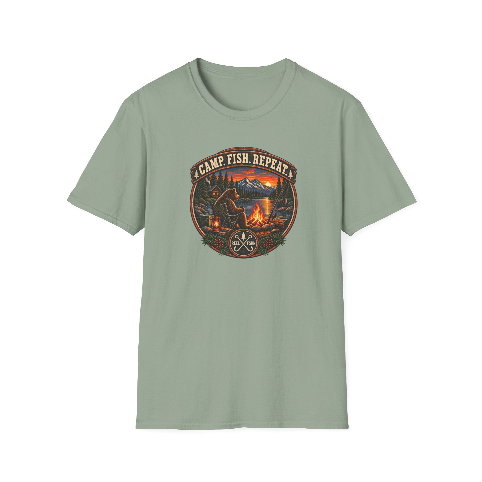 Camp Fish Repeat T-Shirt