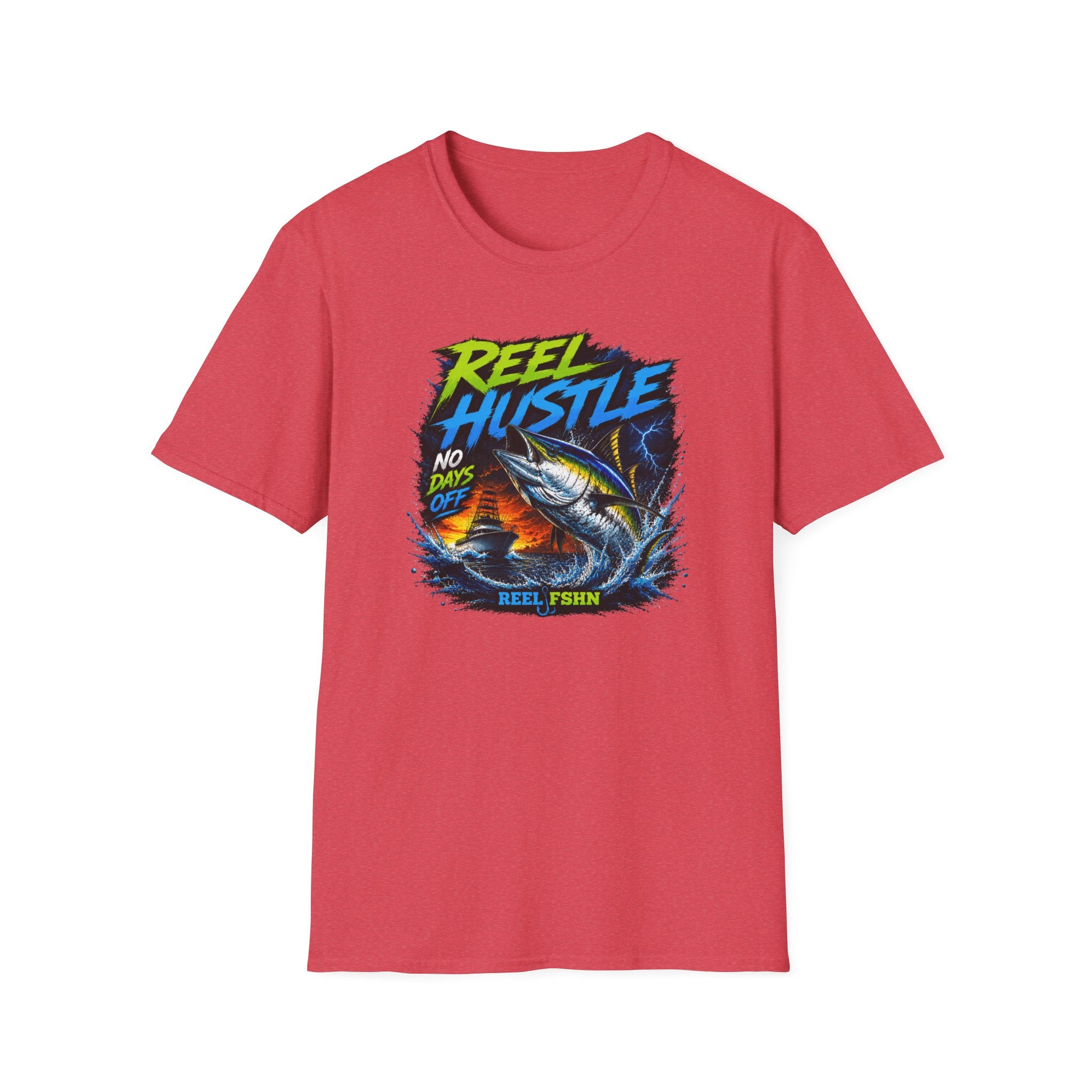 REEL Hustle No Days Off T-Shirt