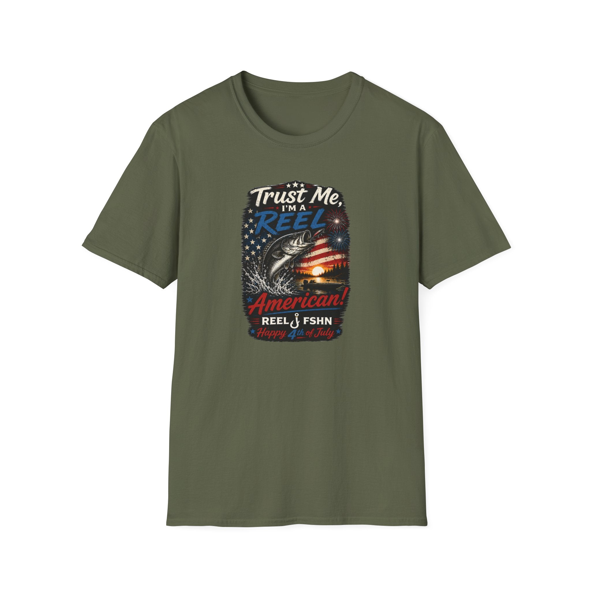 Trust Me, I'M A REEL American Happy 4th of July T-Shirt
