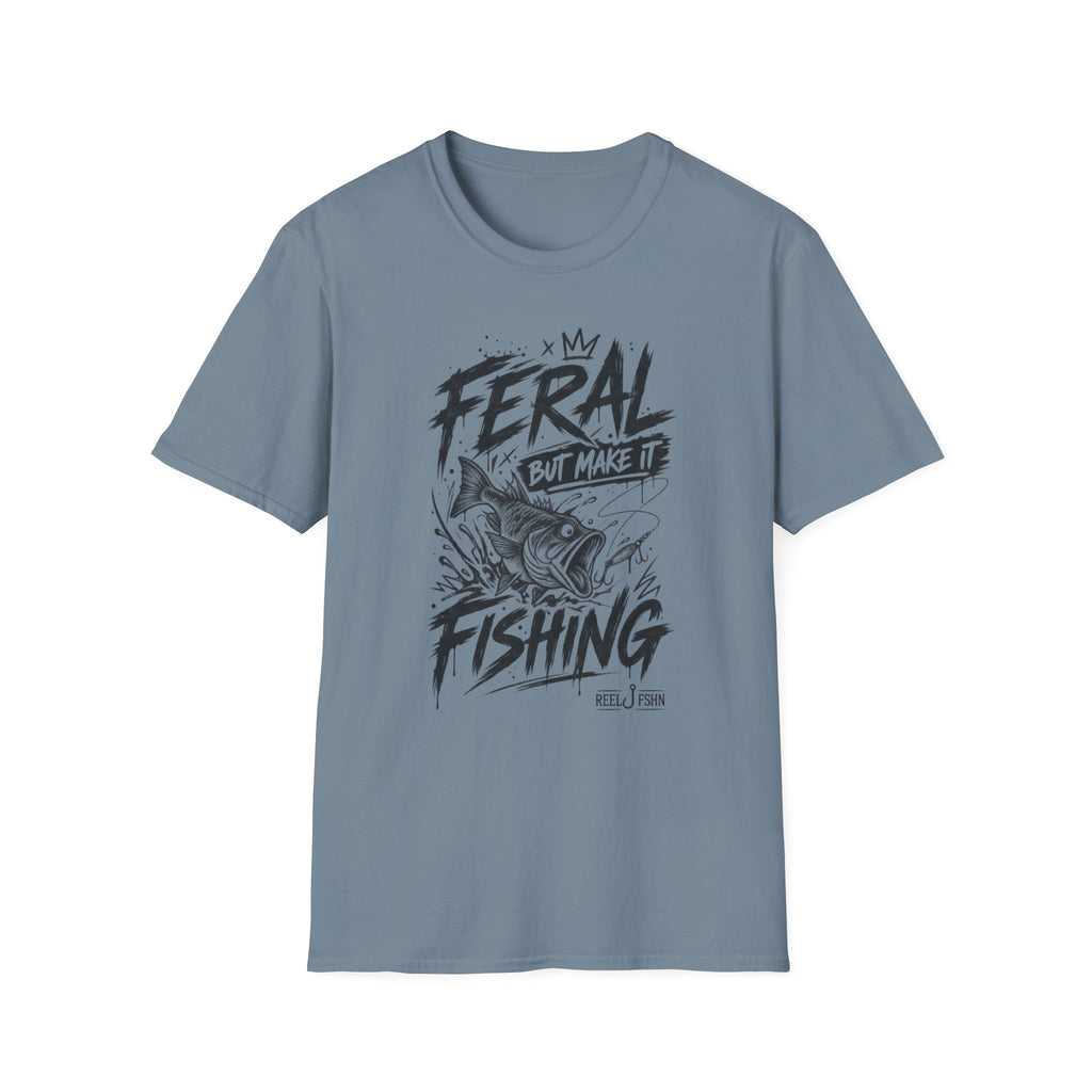 Feral But Make It Fishing T-Shirt