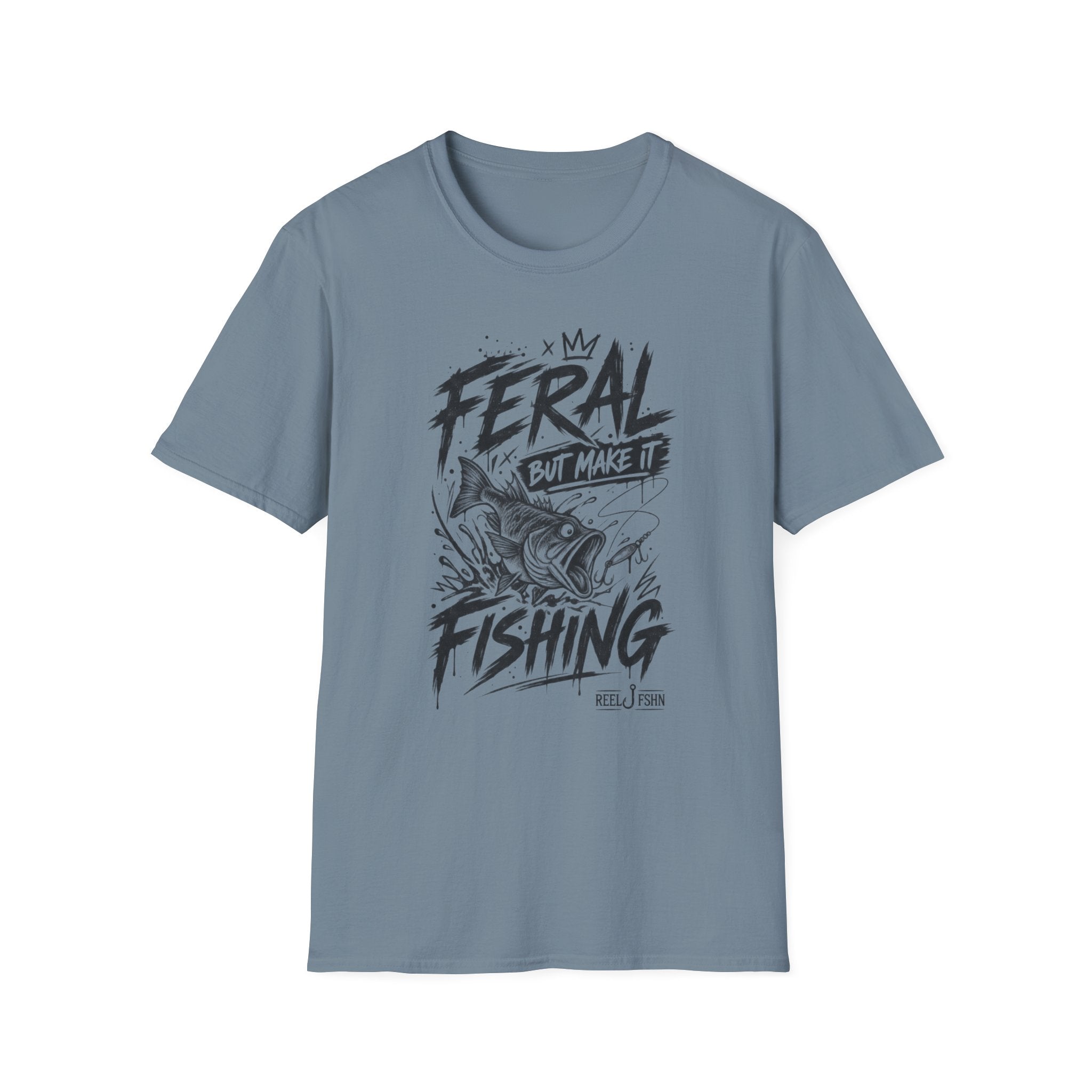 Feral But Make It Fishing T-Shirt