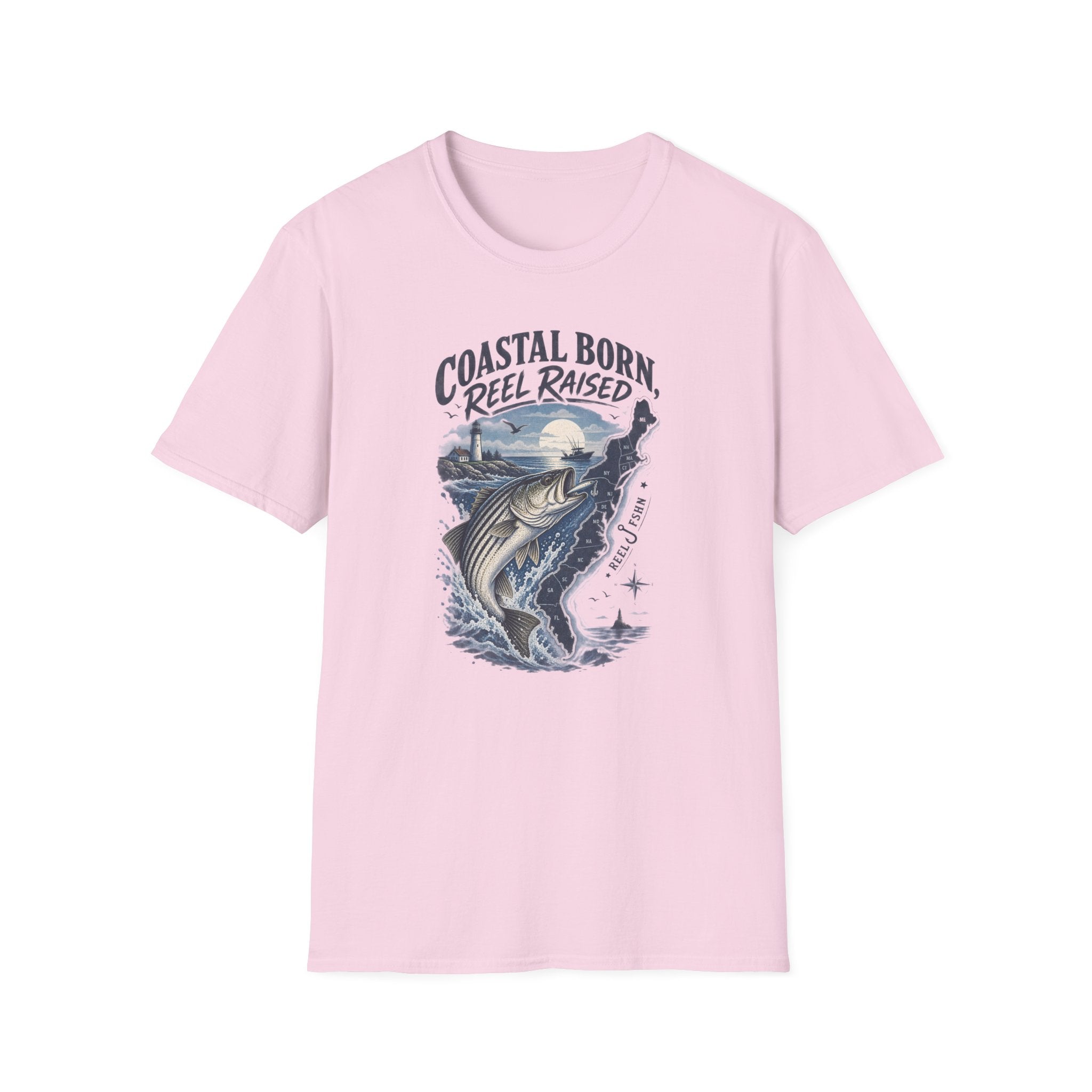Coastal Born REEL Raised T-Shirt