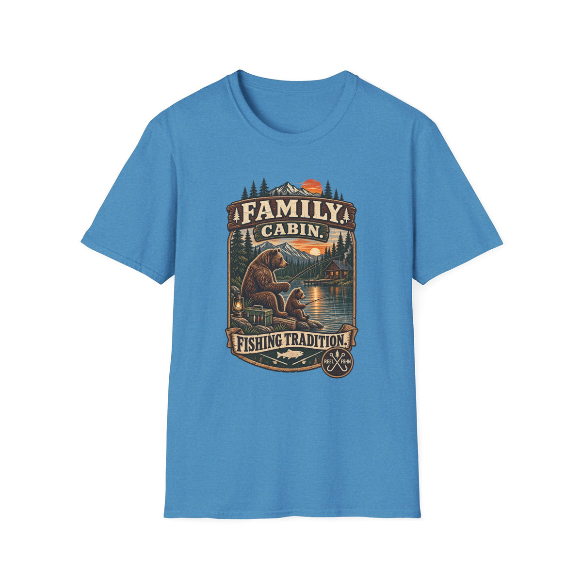 Family Cabin. Fishing Tradition T-Shirt