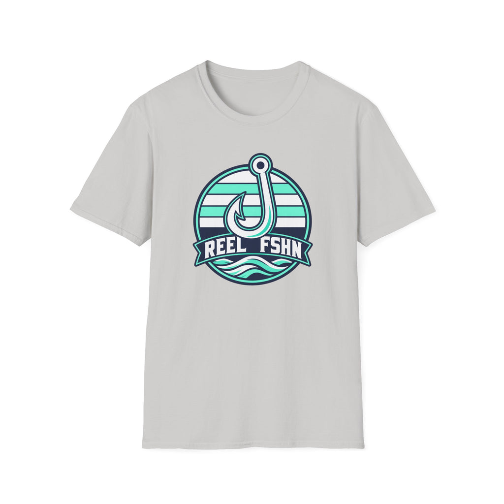 White & Seafoam Hook T-Shirt