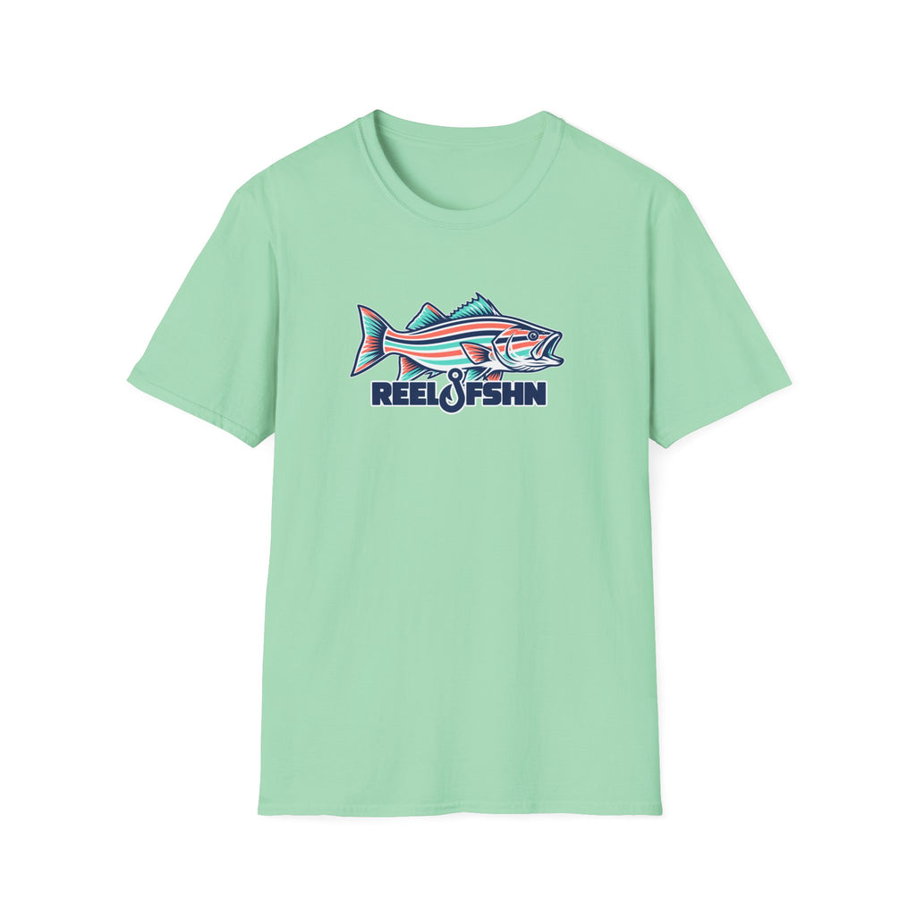 Striped Seafoam Bass T-Shirt