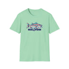 Striped Seafoam Bass T-Shirt