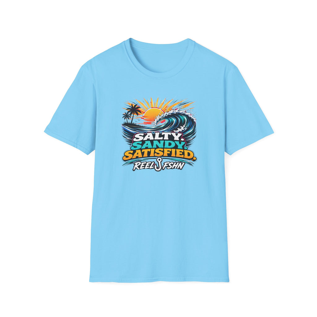 Salty. Sandy. Satisfied. T-Shirt