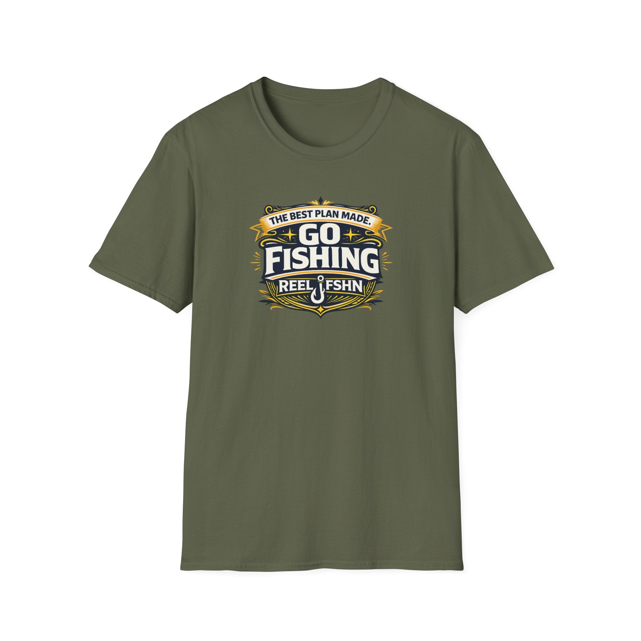 The Best Plan Made. Go Fishing T-Shirt