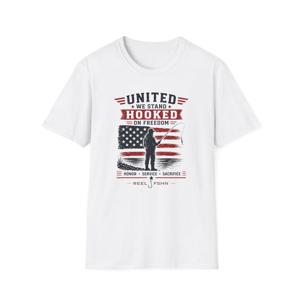 United We Stand Hooked On Freedom T-Shirt