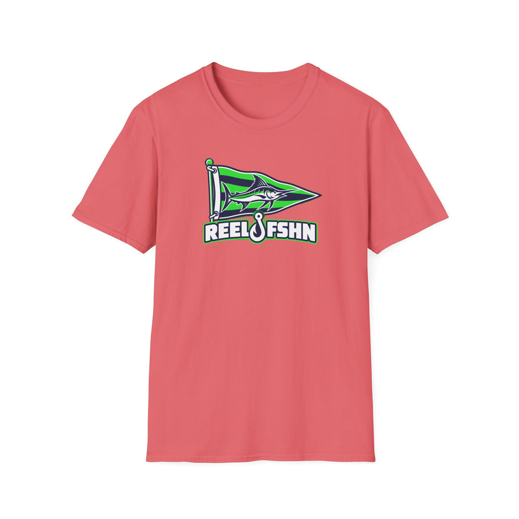 Green Marlin Pennant Flag T-Shirt
