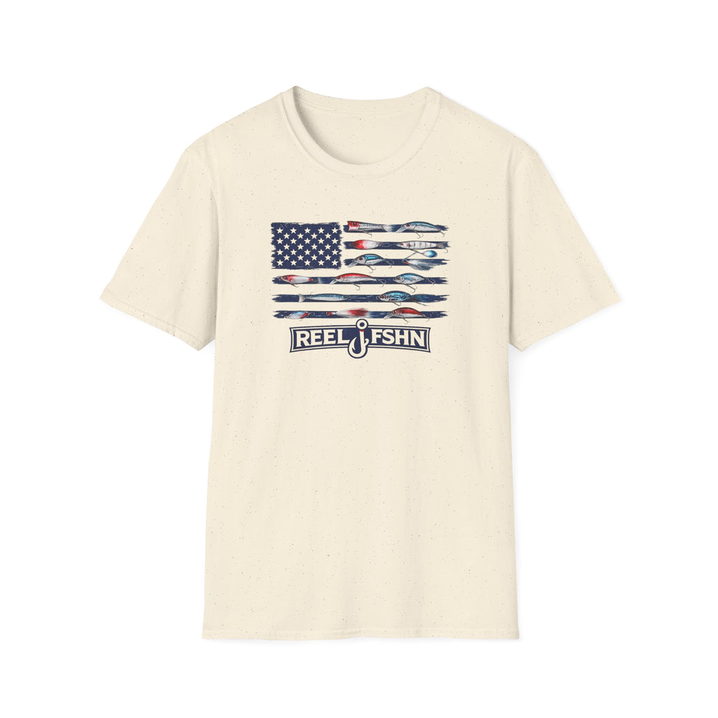 American Flag Lures T-Shirt