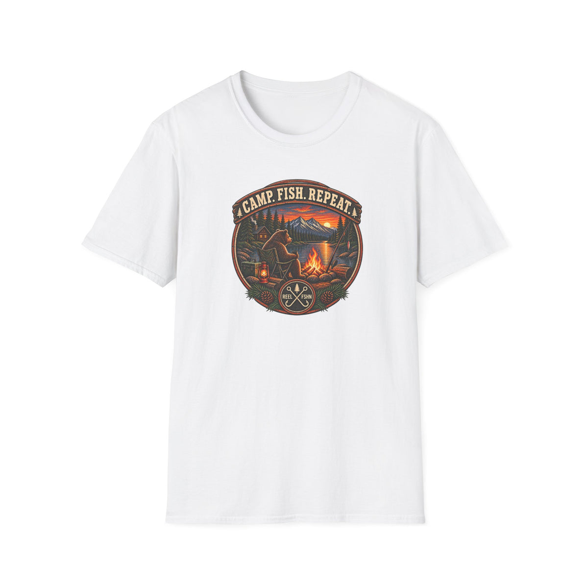 Camp Fish Repeat T-Shirt