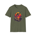 Marlin Sunset Silhouette  T-Shirt