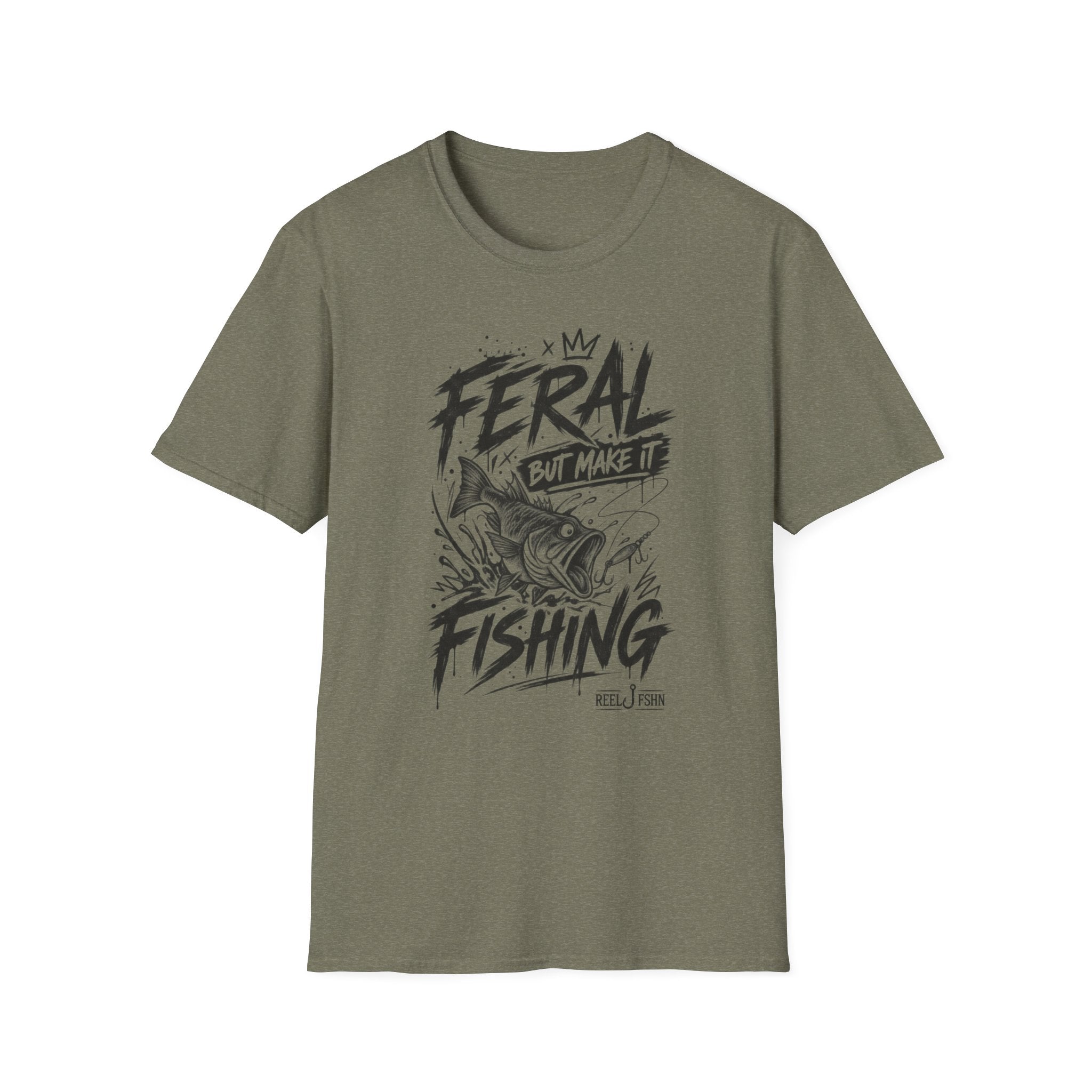 Feral But Make It Fishing T-Shirt