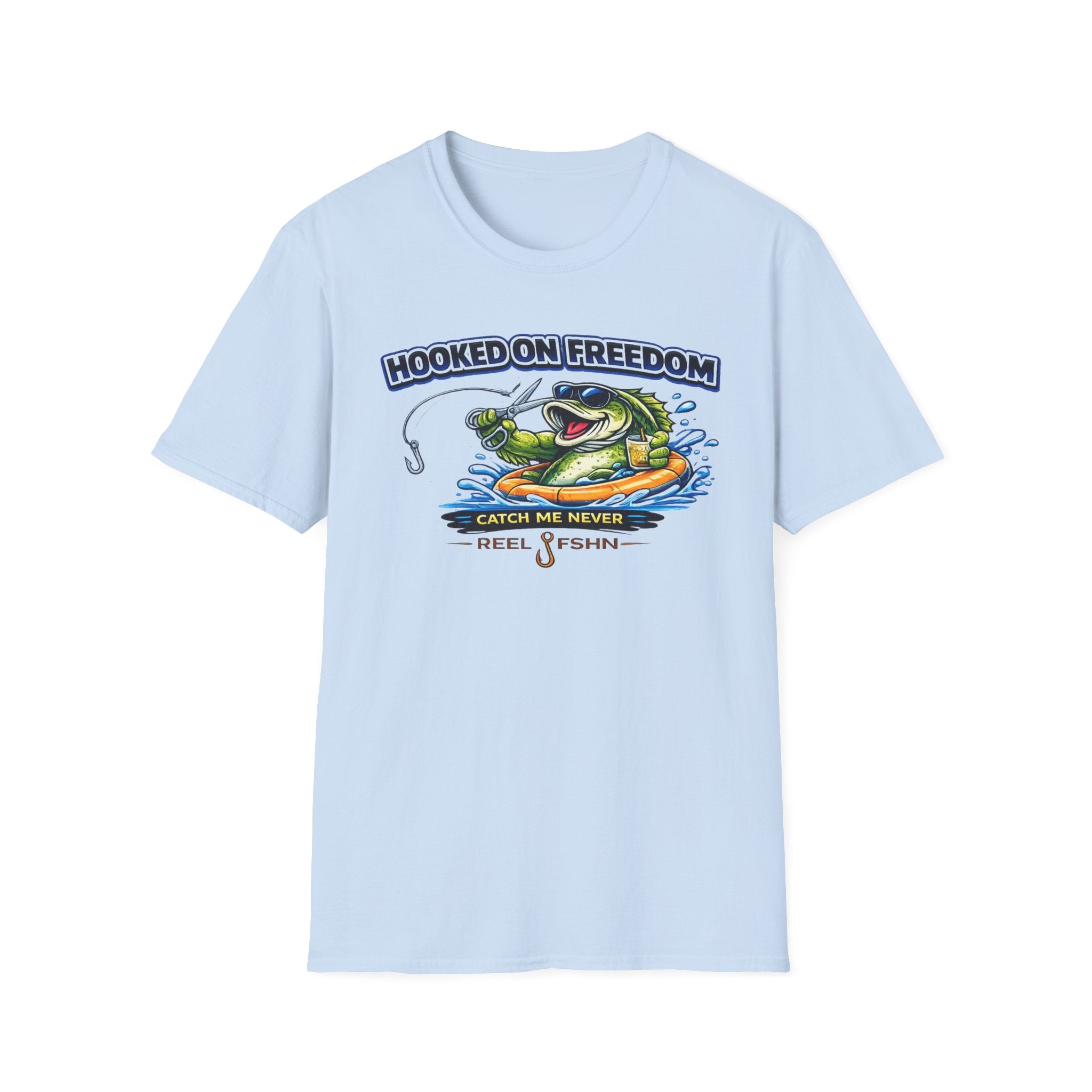 Hooked On Freedom Catch Me Never T-Shirt