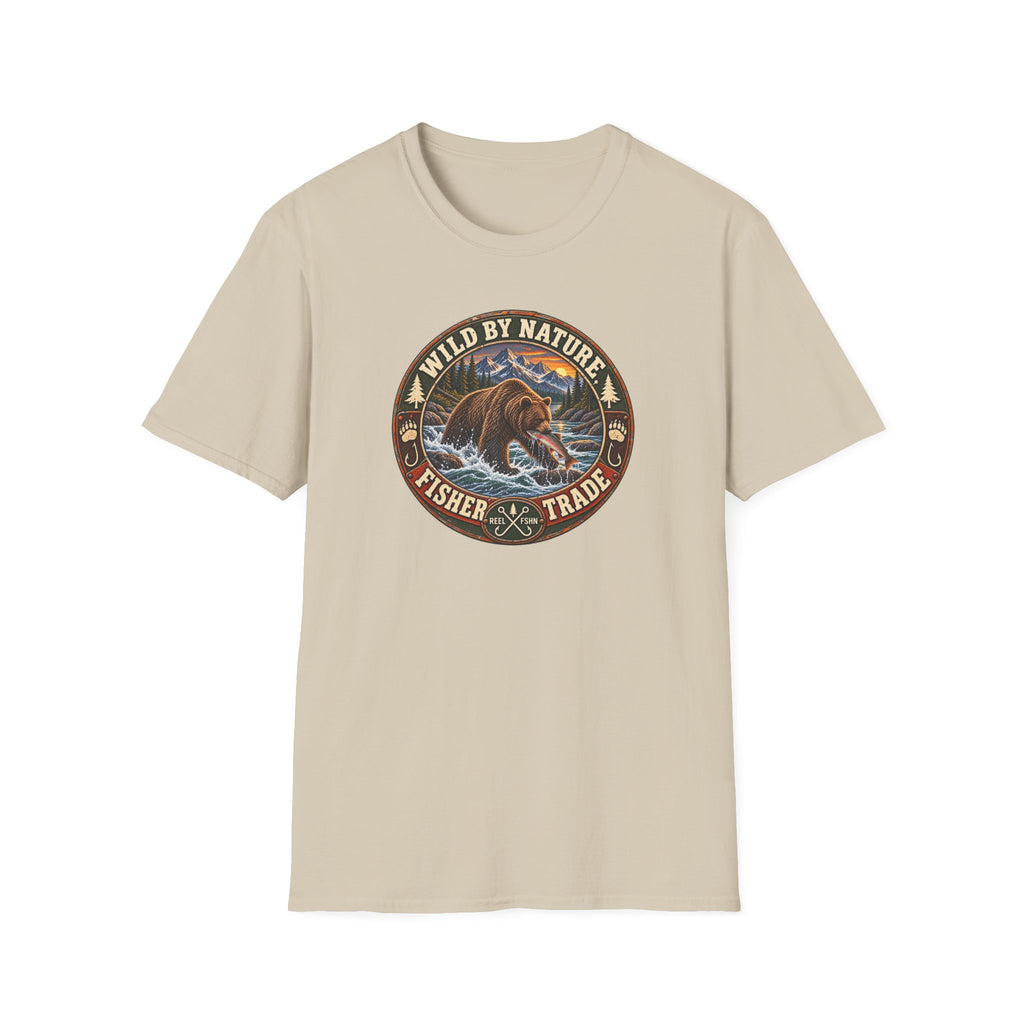 Wild By Nature. Fisher Trade. T-Shirt