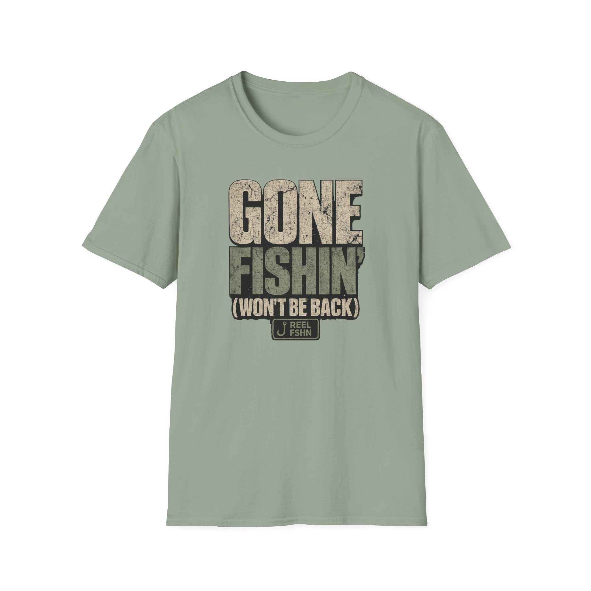 Gone Fishin Won't Be Back T-Shirt