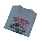 Their Watch Has Ended Our Freedom Continues T-Shirt