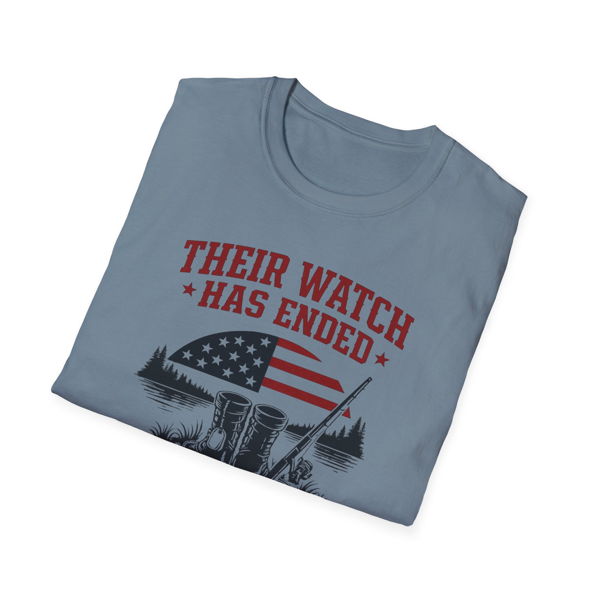 Their Watch Has Ended Our Freedom Continues T-Shirt