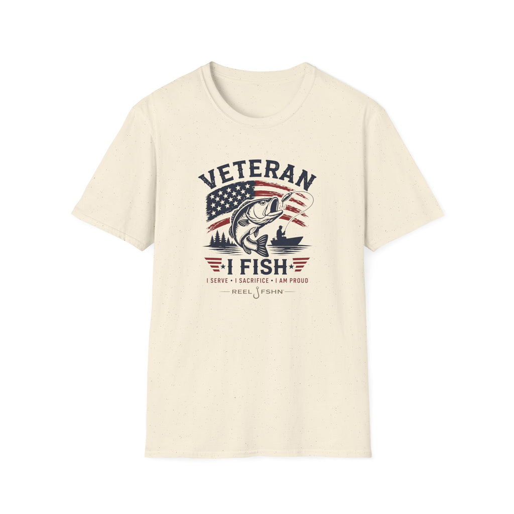 Veteran I Fish I Serve I Sacrifice I Am Proud T-Shirt