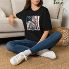 American flag with Tuna T-Shirt