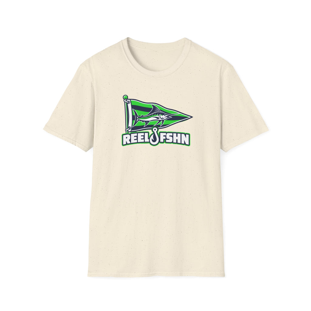 Green Marlin Pennant Flag T-Shirt