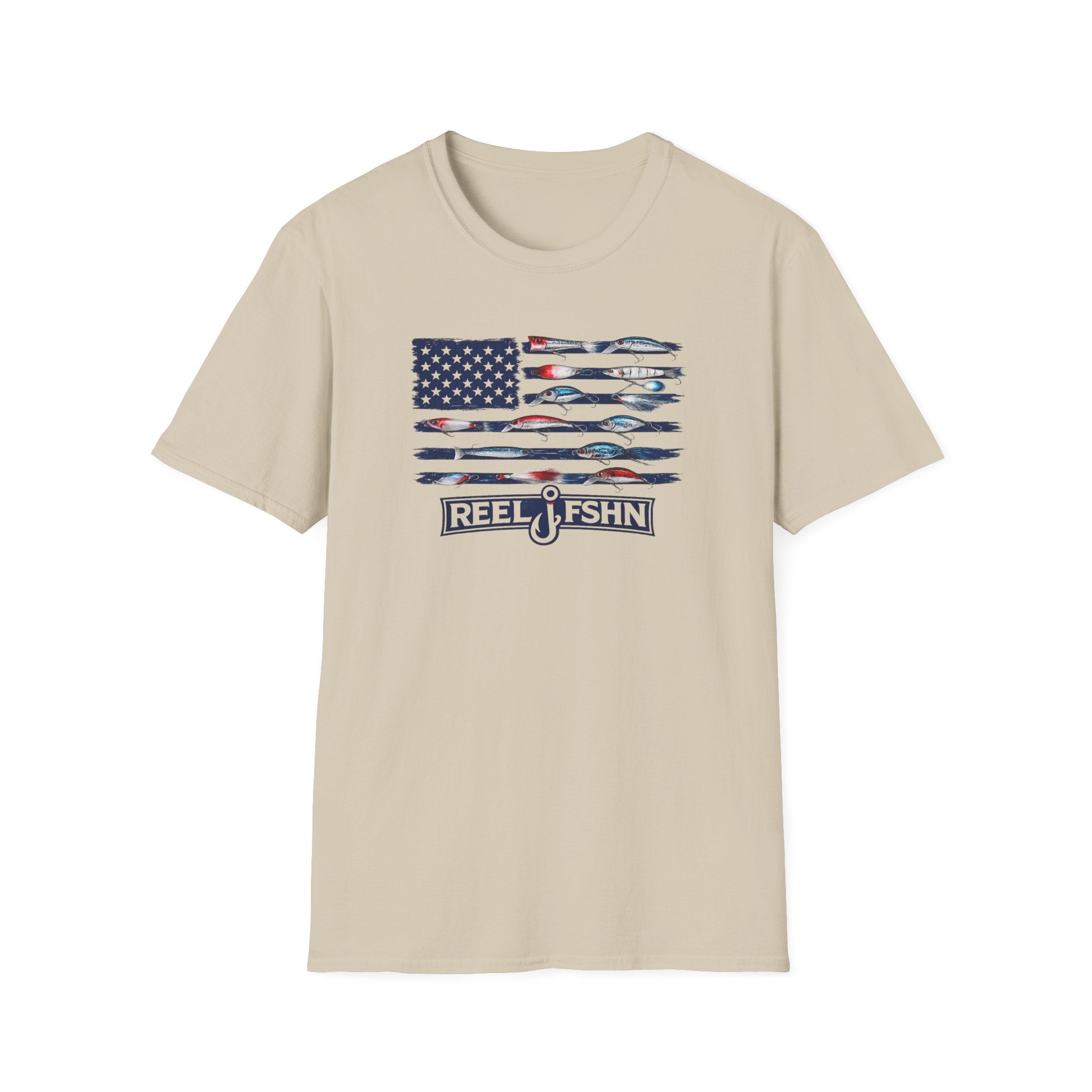American Flag Lures T-Shirt