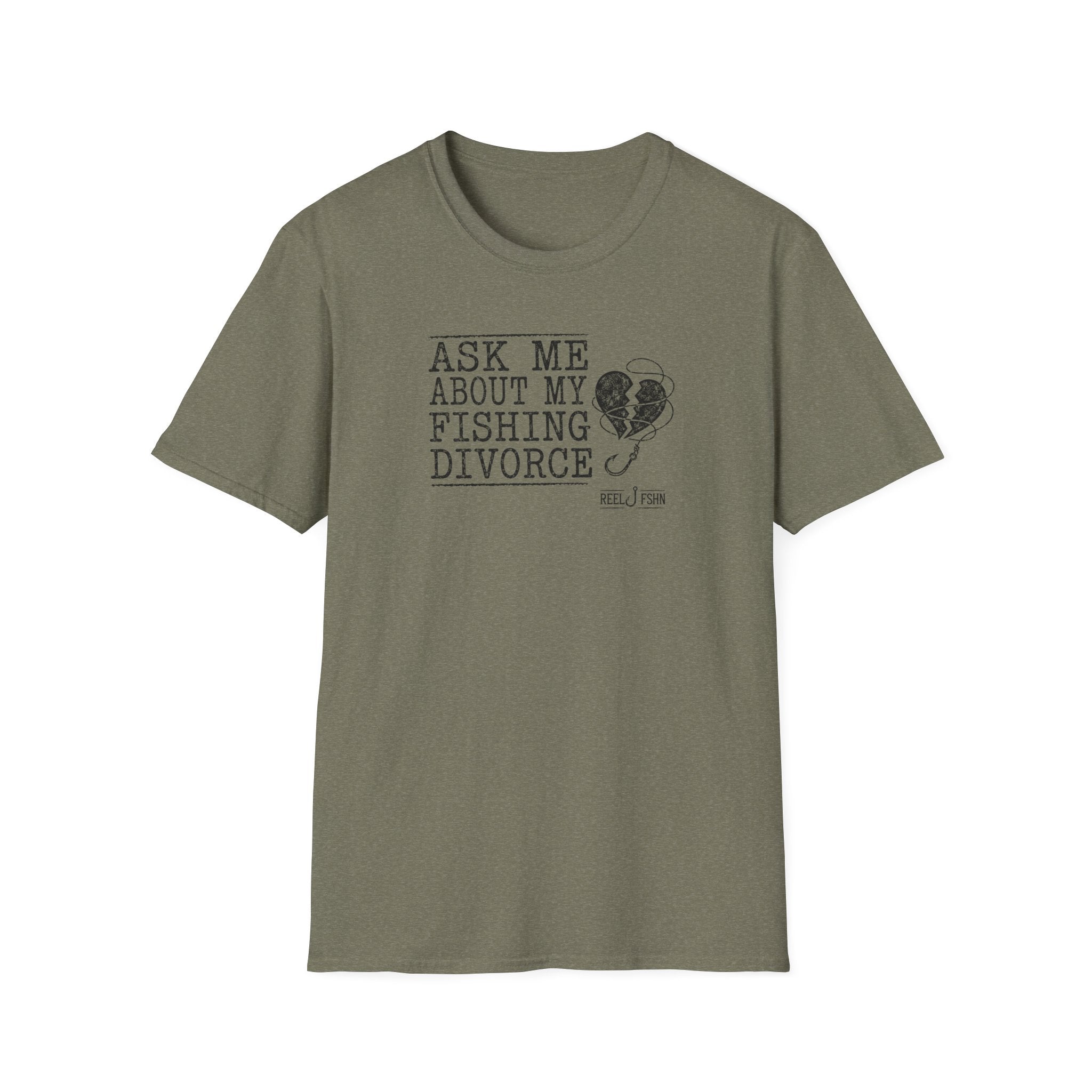 Ask Me About My Fishing Divorce T-Shirt