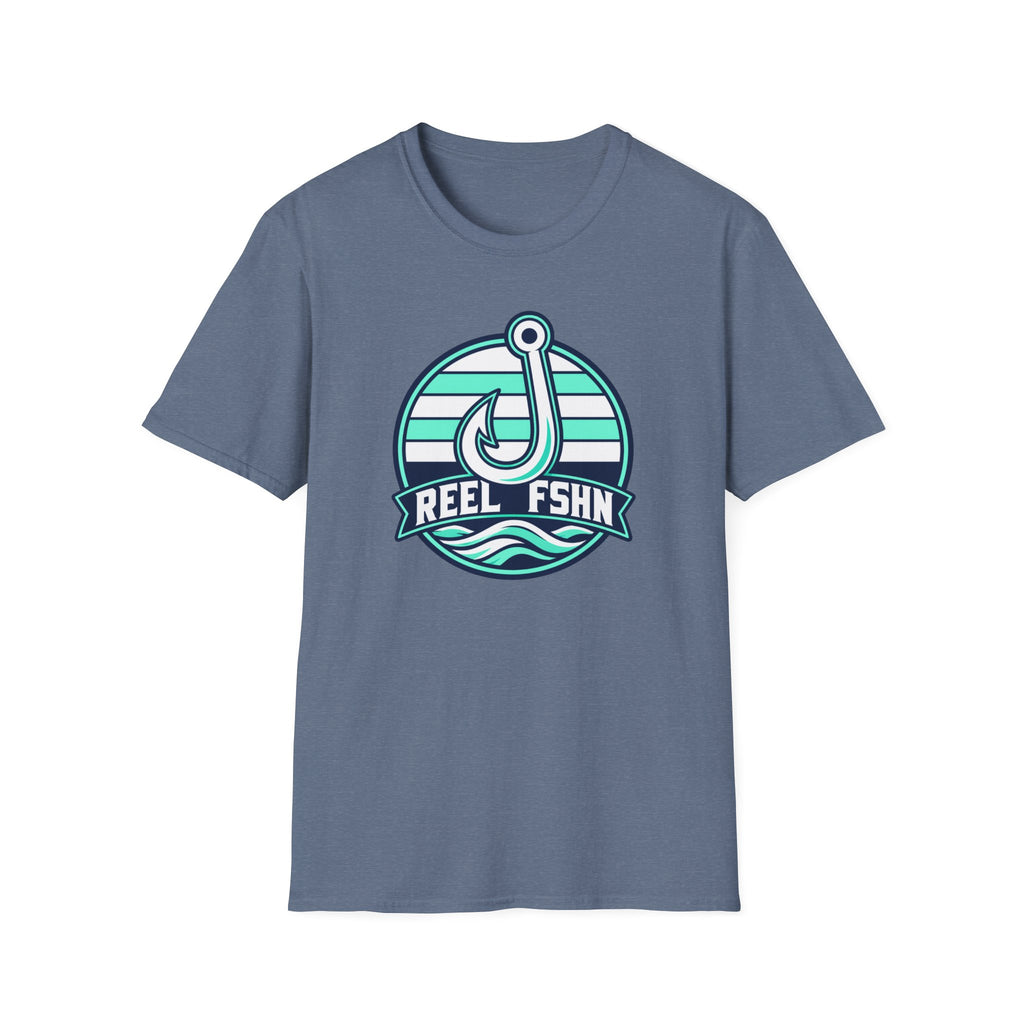 White & Seafoam Hook T-Shirt