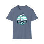 White & Seafoam Hook T-Shirt