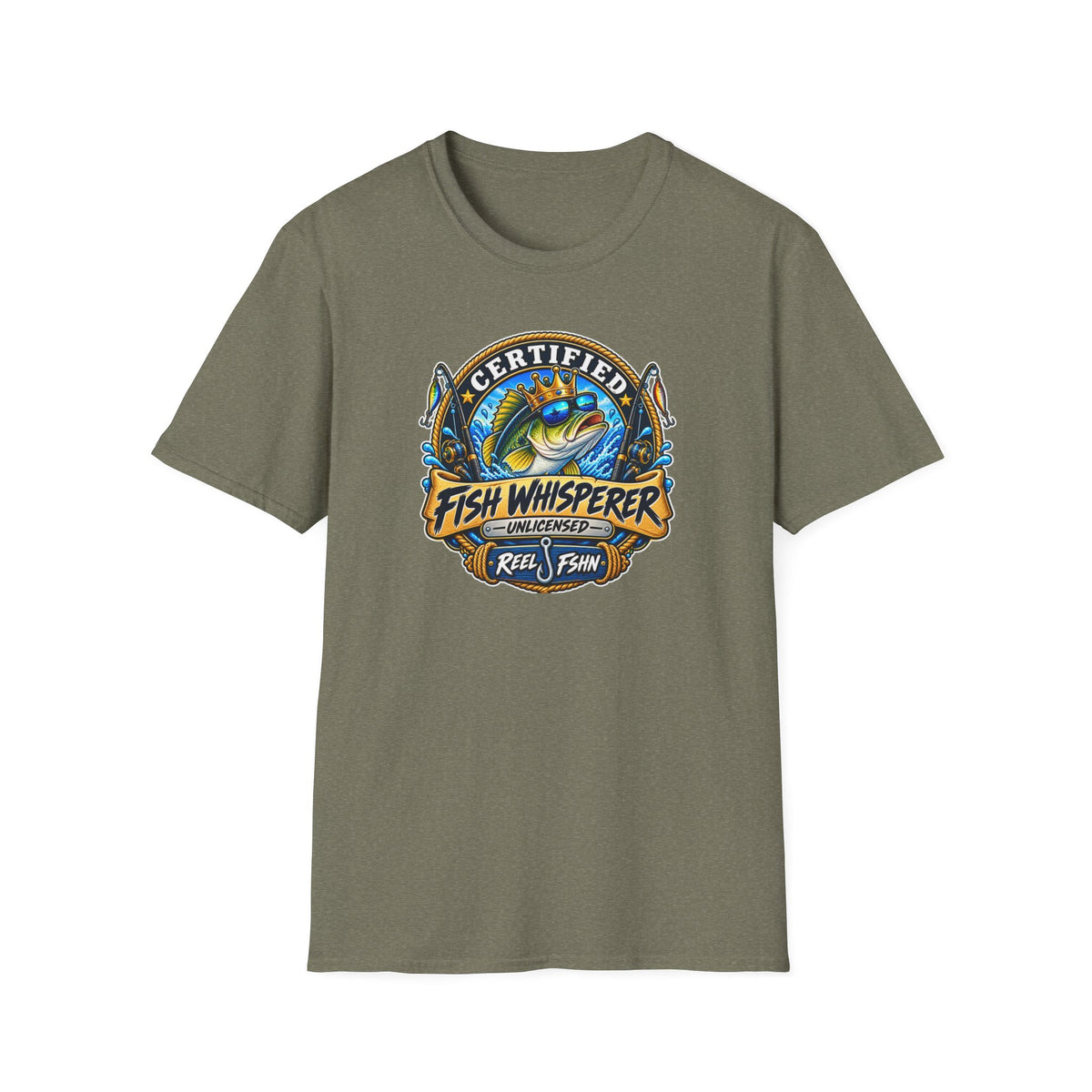 Certified Fish Whisperer (Unlicensed) T-Shirt