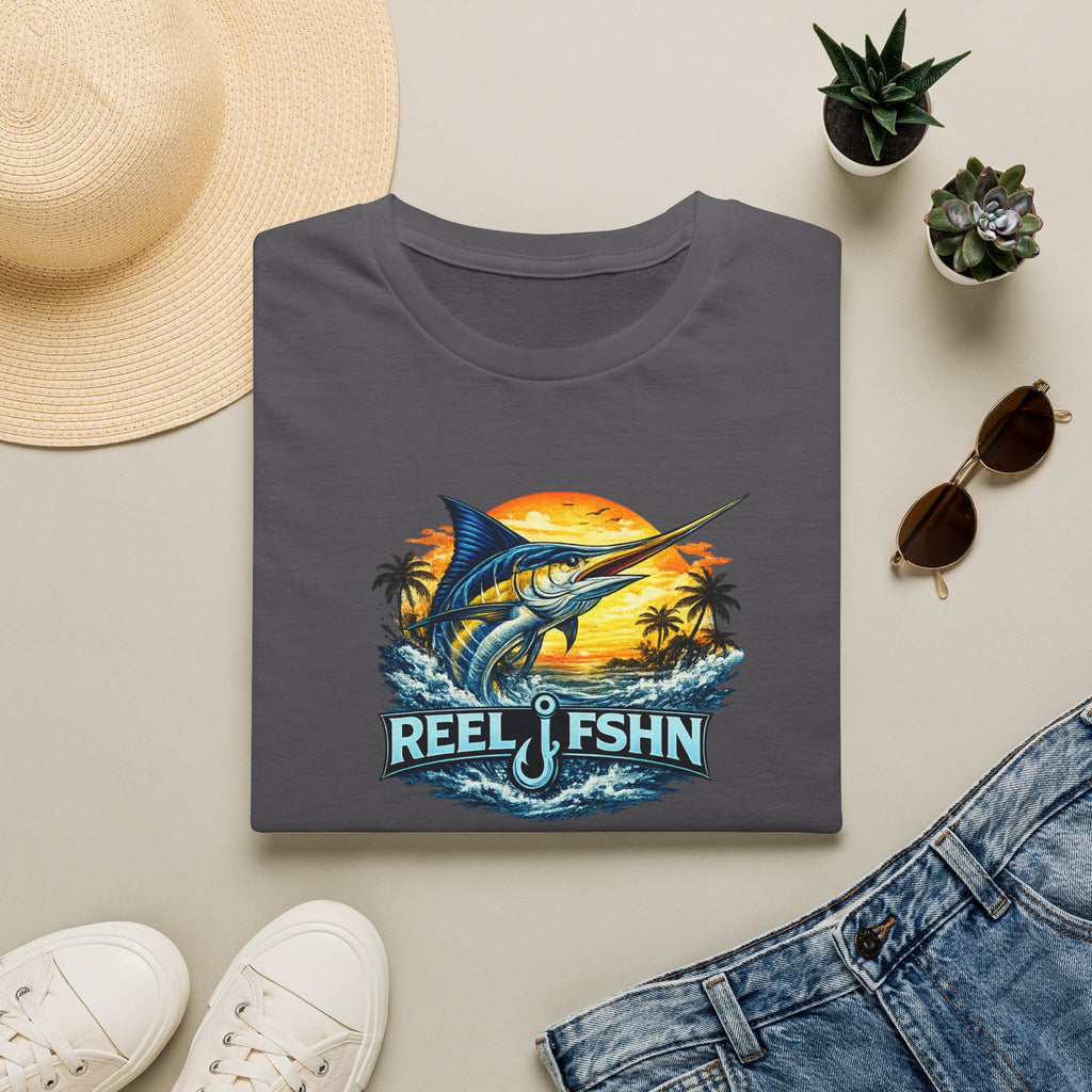 Marlin with REEL FSHN Logo T-Shirt