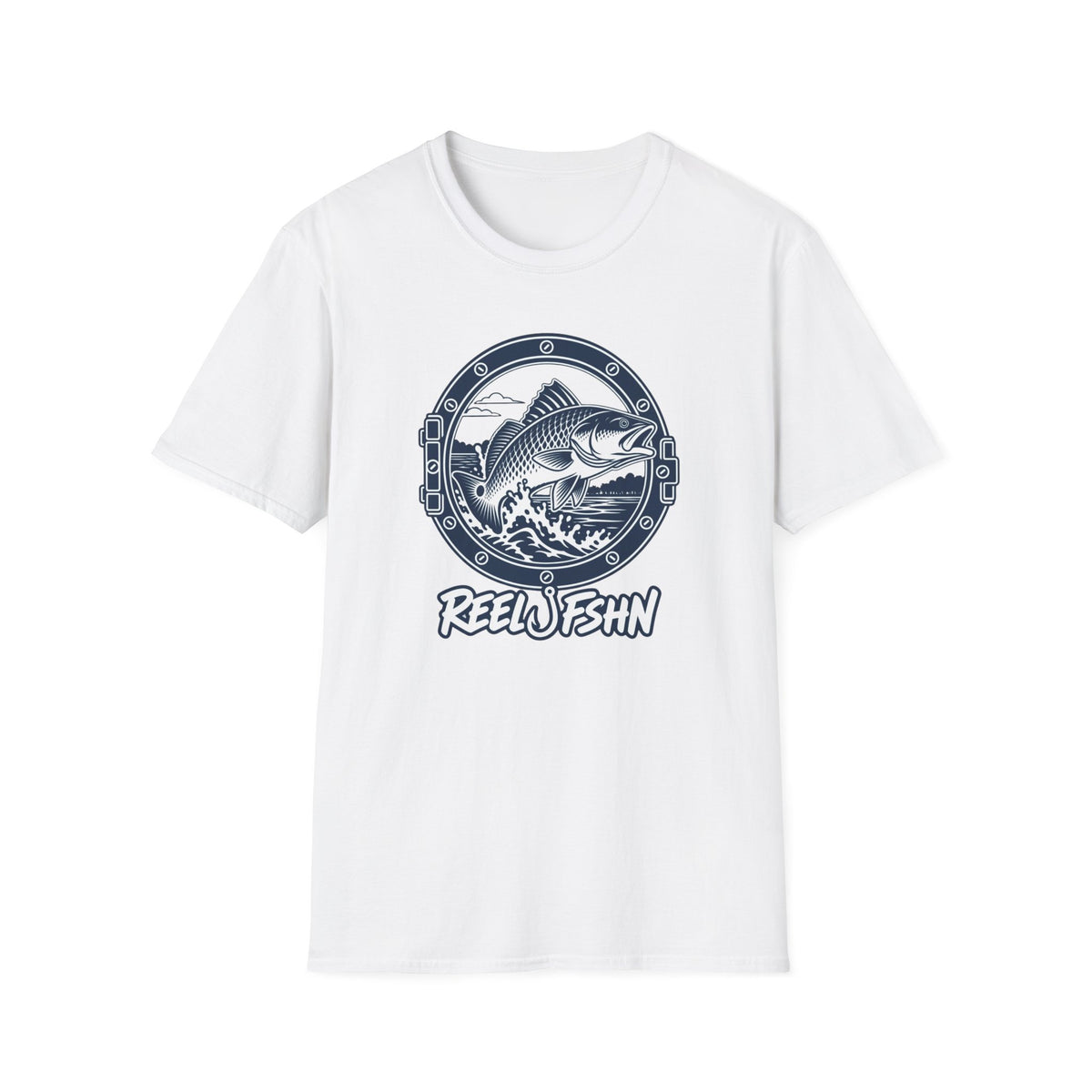 Porthole with Redfish T-Shirt