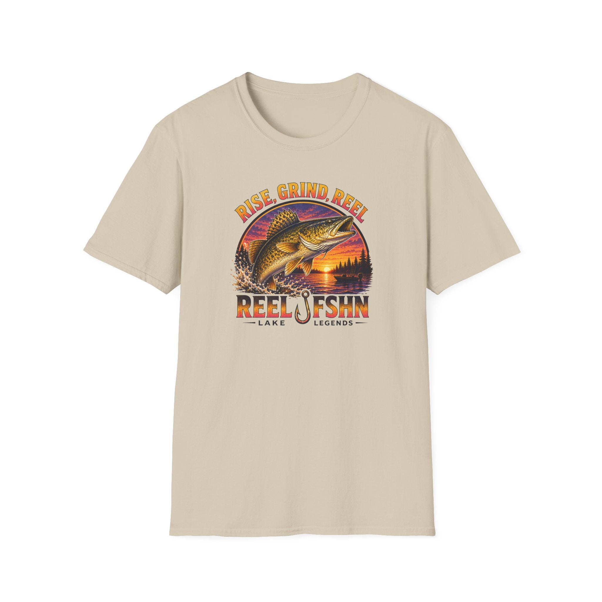 Rise, Grind, REEL T-Shirt