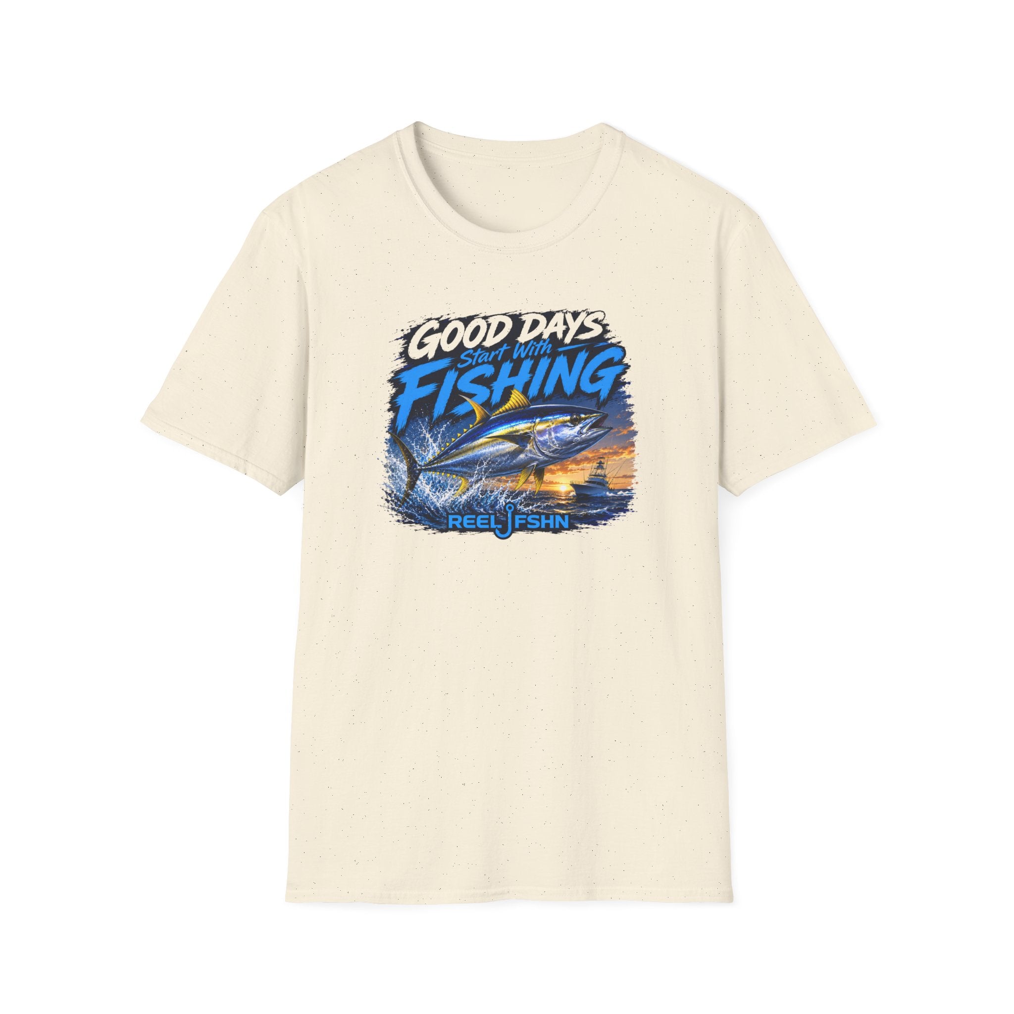 Good Days Start With Fishing Yellowfin Tuna T-Shirt