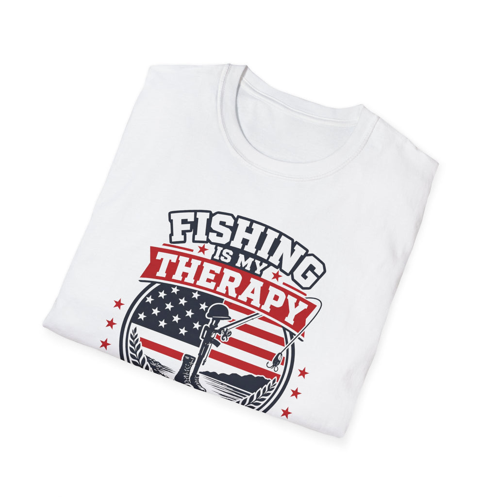 Fishing Is My Therapy Freedom Is My Why T-Shirt