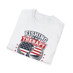 Fishing Is My Therapy Freedom Is My Why T-Shirt
