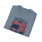 Fishing Is My Therapy Freedom Is My Why T-Shirt