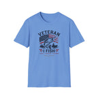 Veteran I Fish I Serve I Sacrifice I Am Proud T-Shirt