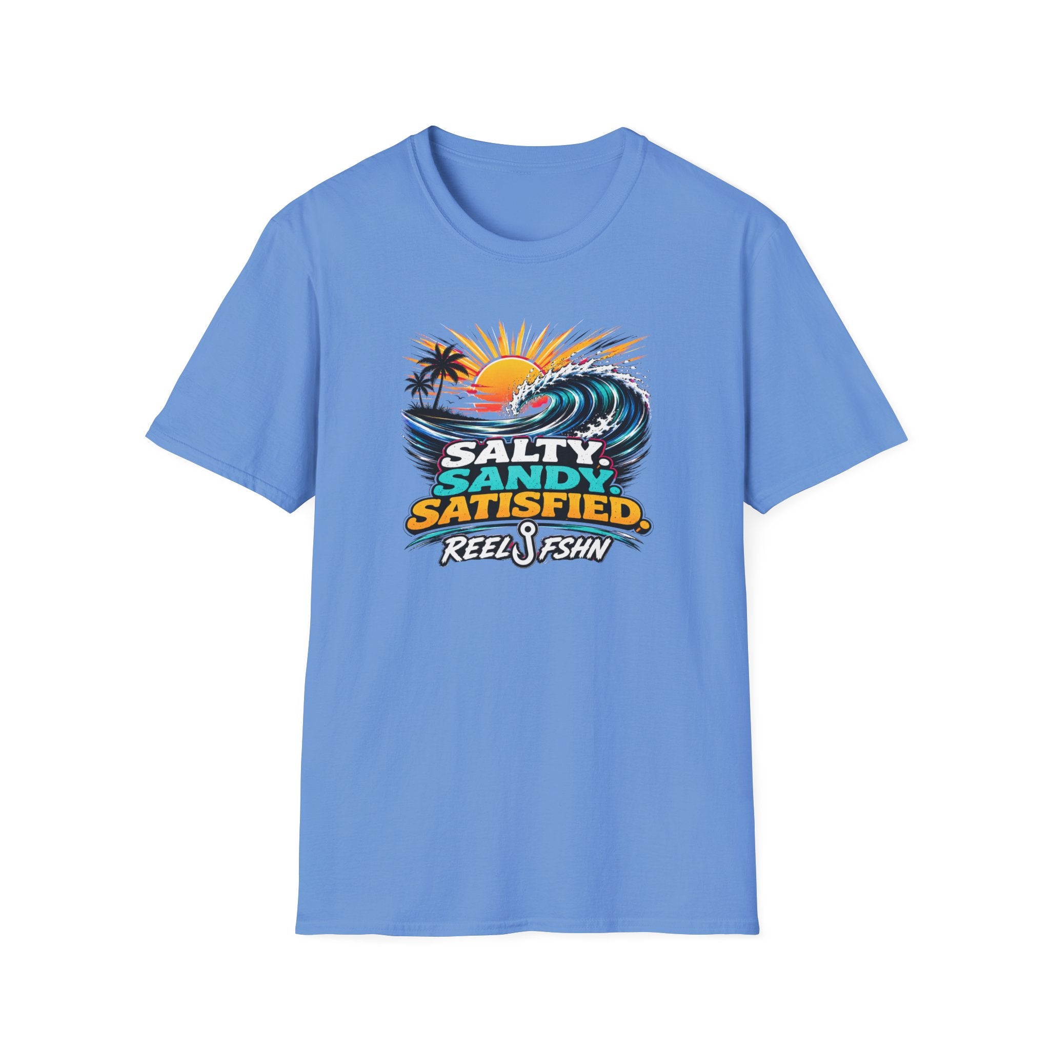Salty. Sandy. Satisfied. T-Shirt